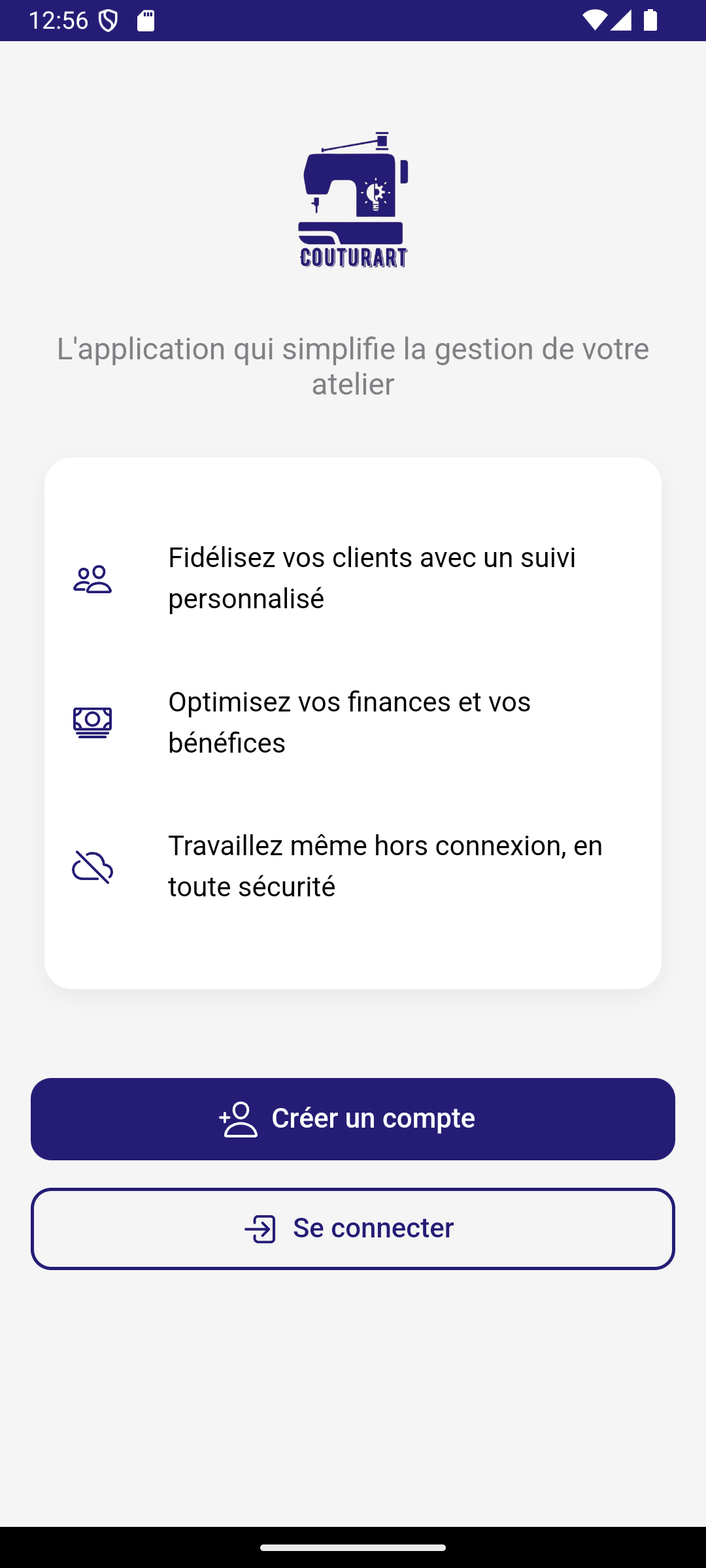 Écran de suivi des commandes